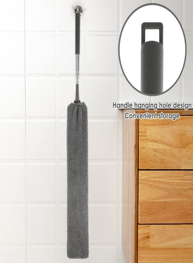 FAMIWIN Under Appliance Gap Dust Cleaner, Retractable Cleaning Gadgets for Home, 26-54 Inch Telescopic Dust Brush with Extendable Pole for Underneath Cleaning of Furniture, Fridges, Bed etc. - Image 5